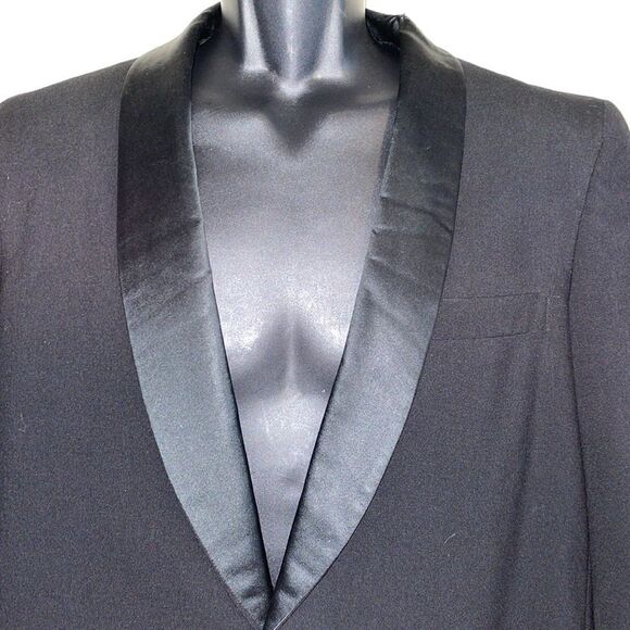Vtg After Six by Rudofker black tuxedo jacket - Picture 2 of 12